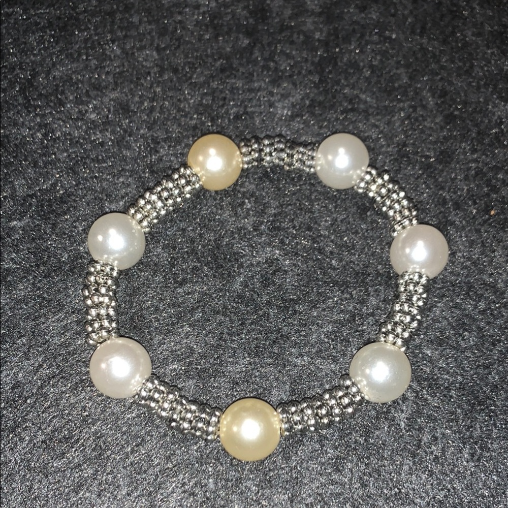 White and Silver bracelet